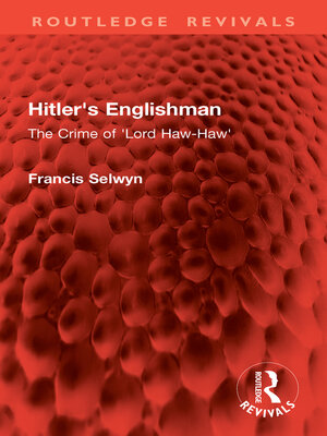 cover image of Hitler's Englishman